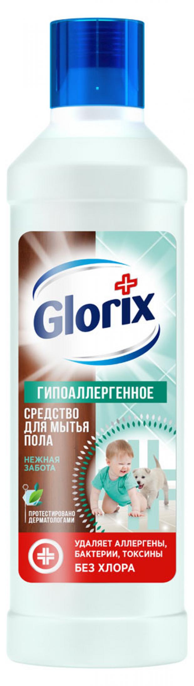 фото Средство для мытья пола glorix нежная забота, 1 л