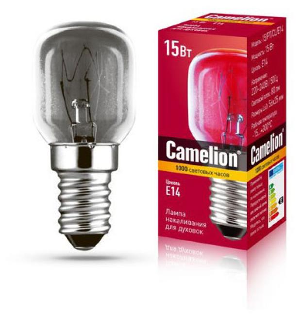 фото Лампа накаливания для вытяжек camelion 40/t25/cl/e14