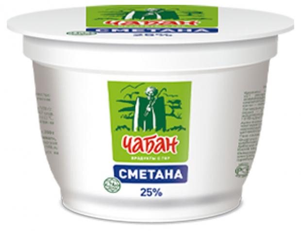 СметанаЧабан 25% БЗМЖ, 200 г