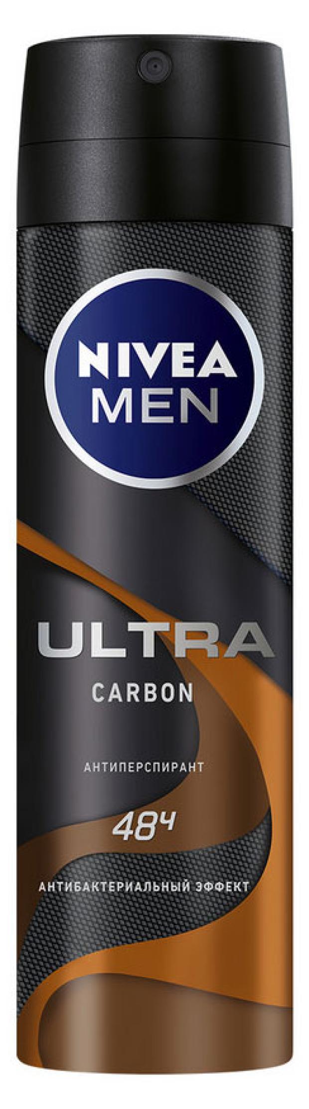 Антиперспирант спрей NIVEA MEN Ultra Carbon, 150 мл