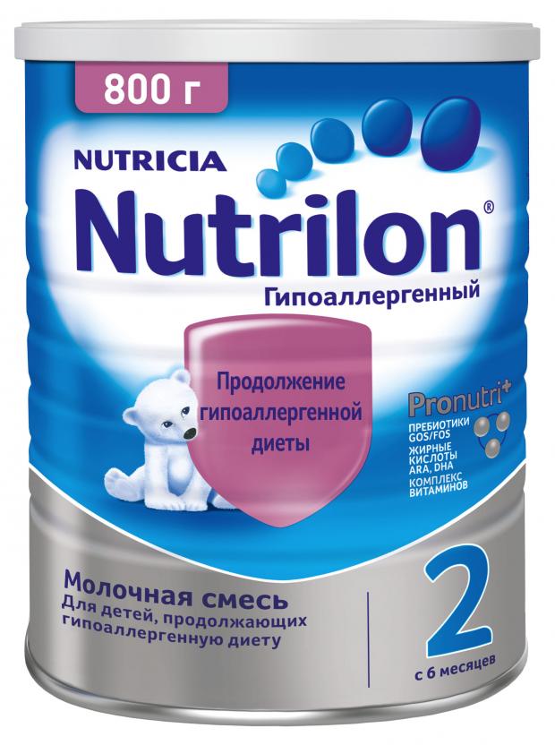 

Смесь сухая молочная Nutrilon Гипоаллергенный 2 с 6 мес. БЗМЖ, 800 г