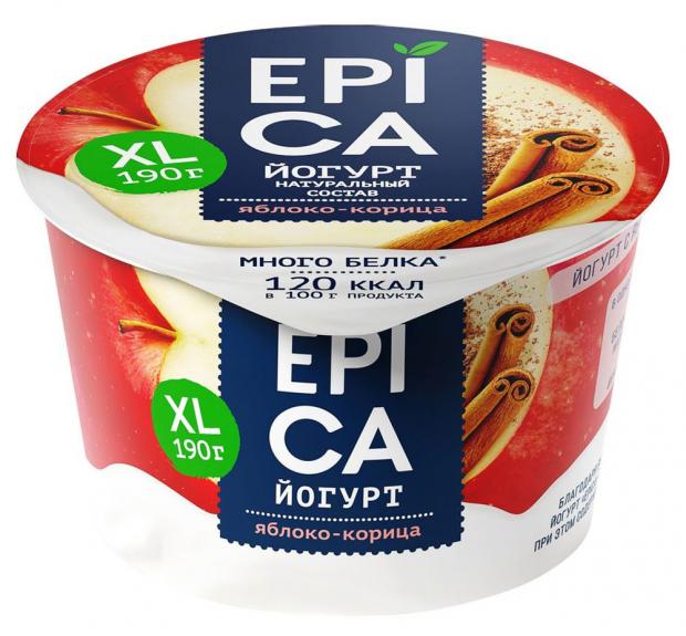 

Йогурт Epica XL яблоко-корица 4,8%, 190 г