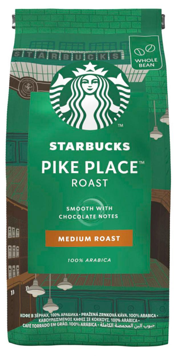 

Кофе в зернах Starbucks Pike Place Roast, 200 г