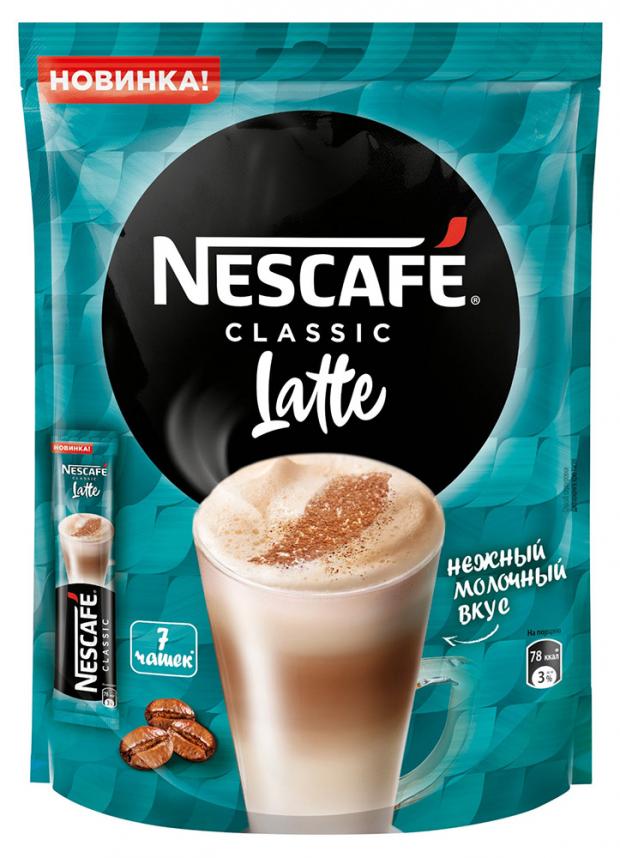 

Напиток кофейный Nescafe Classic Latte 3в1, 126 г