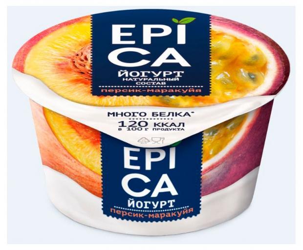 

Йогурт Epica с персиком и маракуйей 4.8%, 130 г