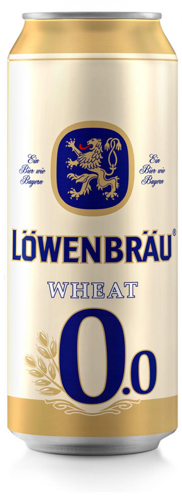 

Пиво безалкогольное Lowenbrau Wheat фильтрованное 0,5%, 450 мл