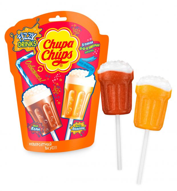 

Карамель Chupa Chups 3D апельсин кола, 105 г