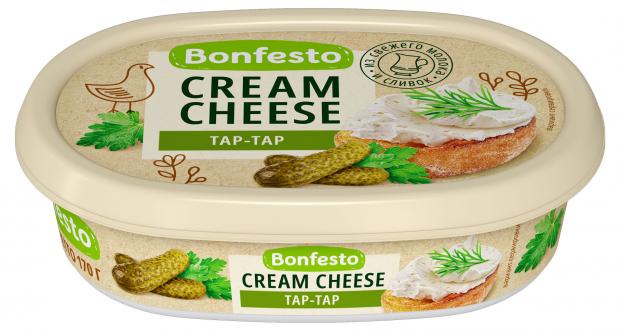 

Сыр мягкий Bonfesto Cream Cheese Тар Тар 70%, 170 г