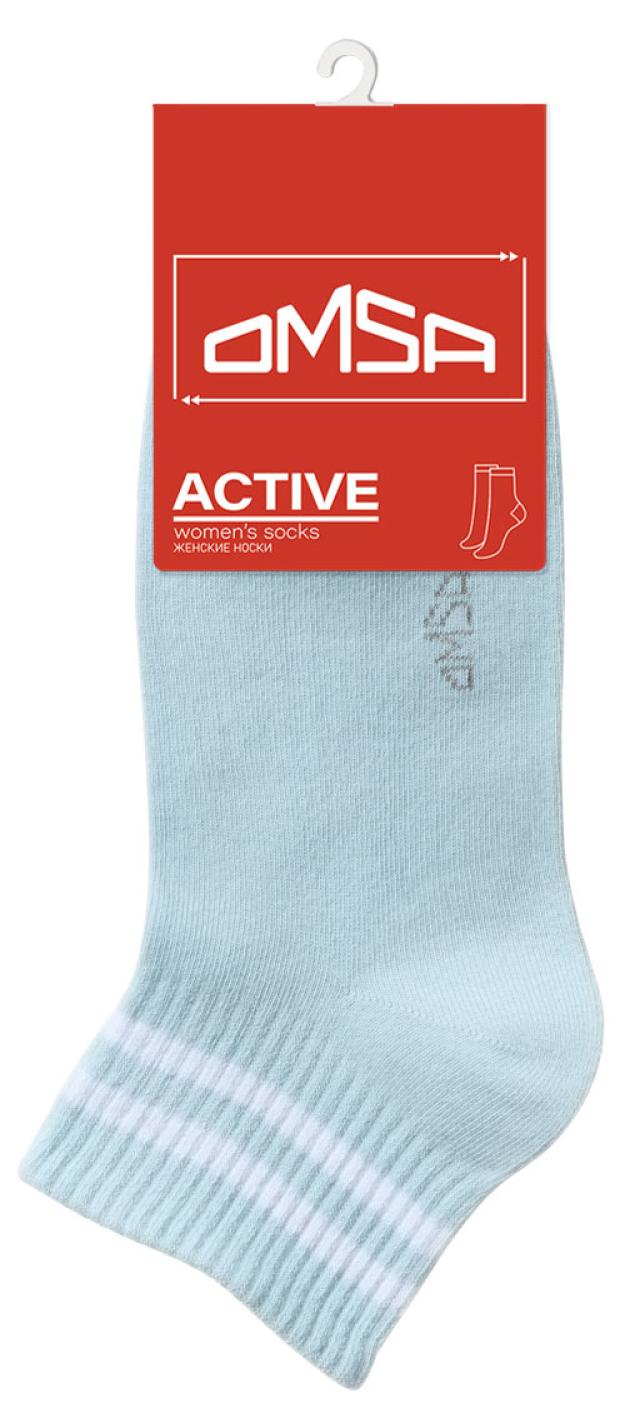 Носки женские Omsa Active укороченные Blu Сhiaro, р 39-41 носки женские omsa active укороченные rosso р 39 41