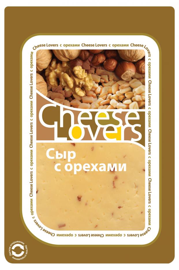 

Сыр полутвердый Cheese Lovers с грецким орехом нарезка 50% БЗМЖ, 150 г