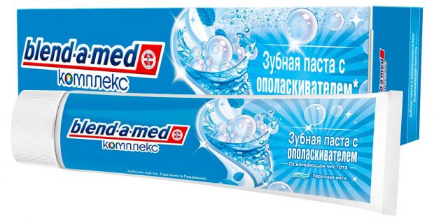 

Зубная паста Blend-a-med Перечная мята с ополаскивателем, 100 мл