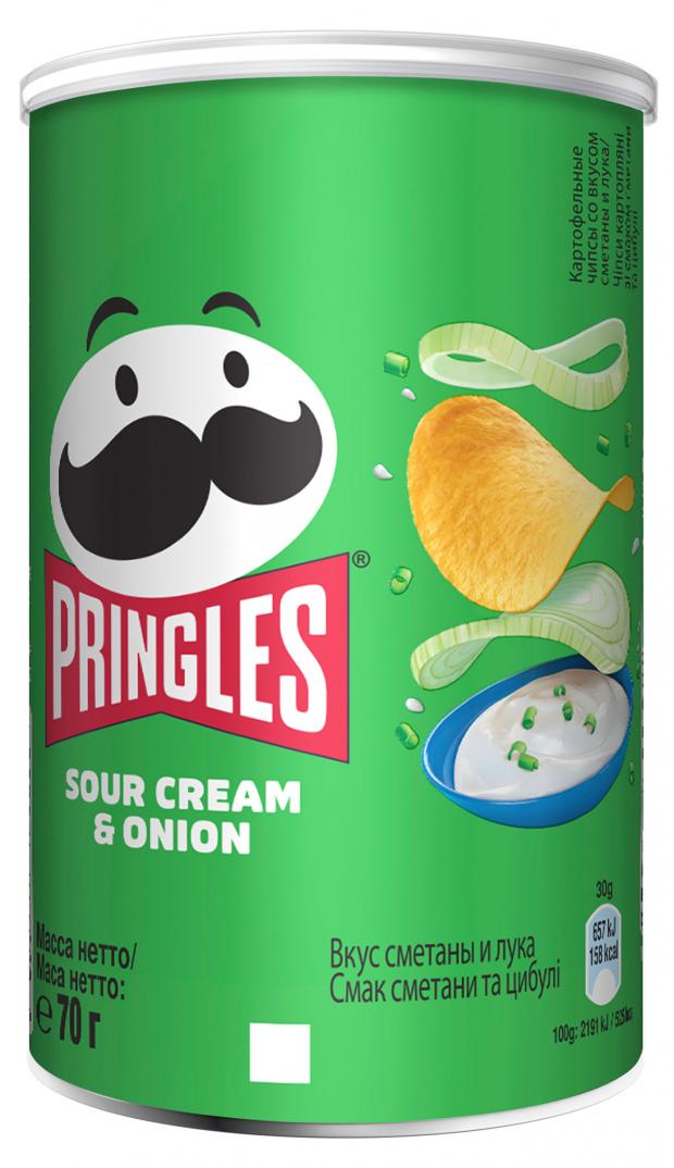 

Чипсы Pringles со вкусом Сметаны и Лука, 70 г