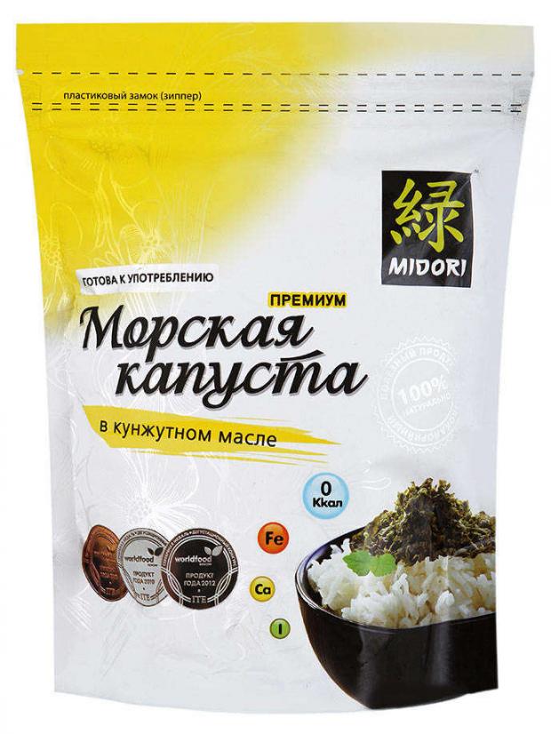 

Морская капуста MIDORI в кунжутном масле, 80 г