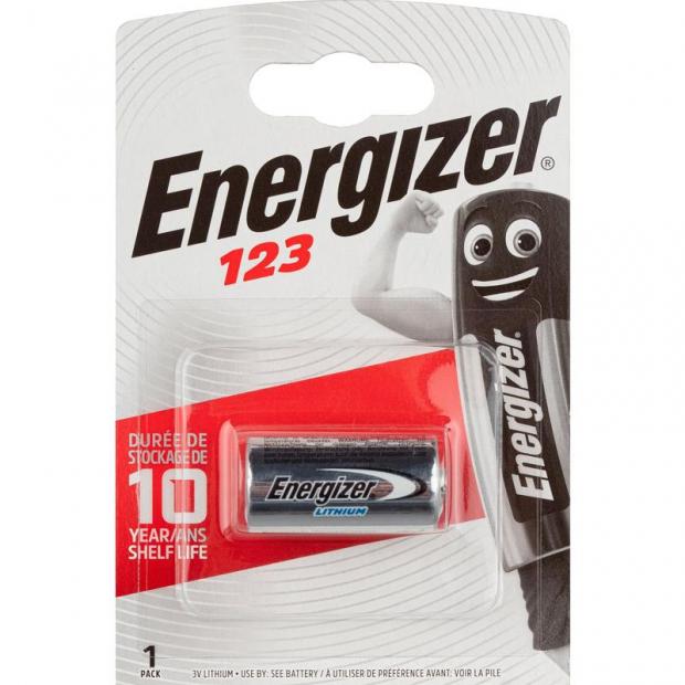 

Батарейка Energizer Lithium 123А, 1 шт