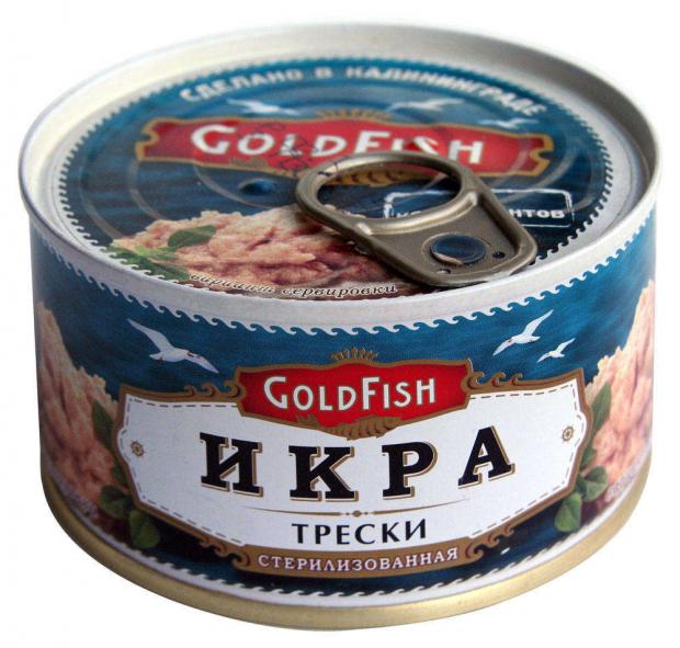 

Икра трески GoldFish, 120 г