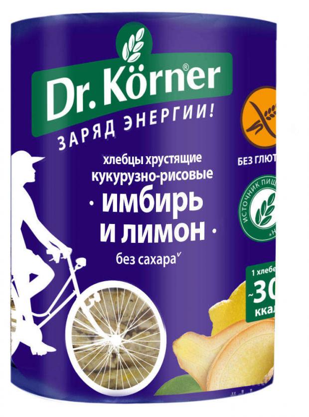 

Хлебцы кукурузно-рисовые Dr. Korner имбирь и лимон, 90 г