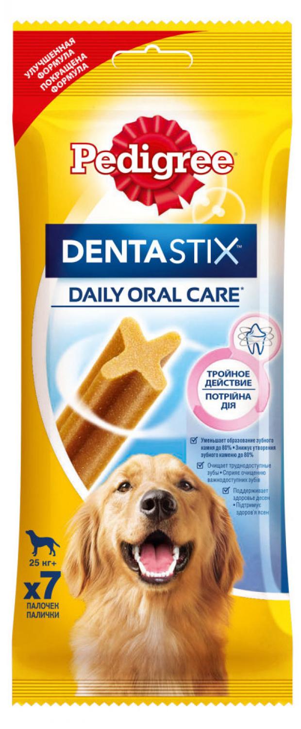 фото Лакомство для собак крупных пород pedigree dentastix, 270 г