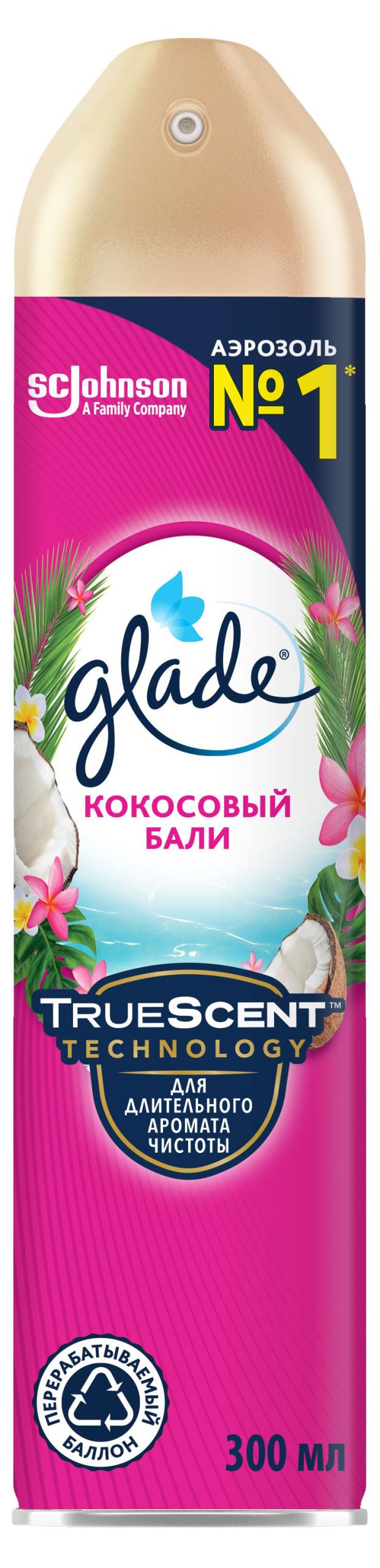 Аэрозоль Glade Кокосовый Бали, 300 мл