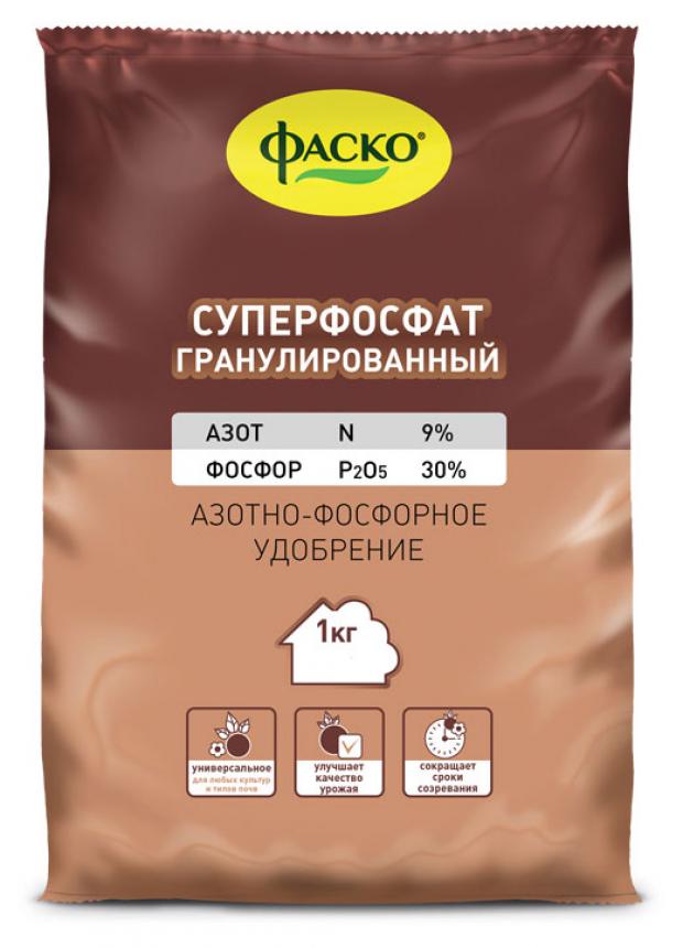 

Удобрение универсальное «Фаско» Суперфосфат минеральное гранулированное, 1 кг