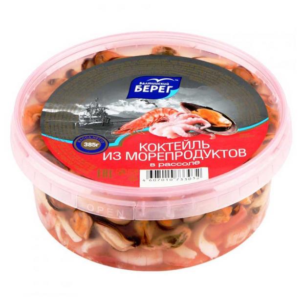 

Коктейль из морепродуктов в рассоле «Балтийский Берег», 210 г