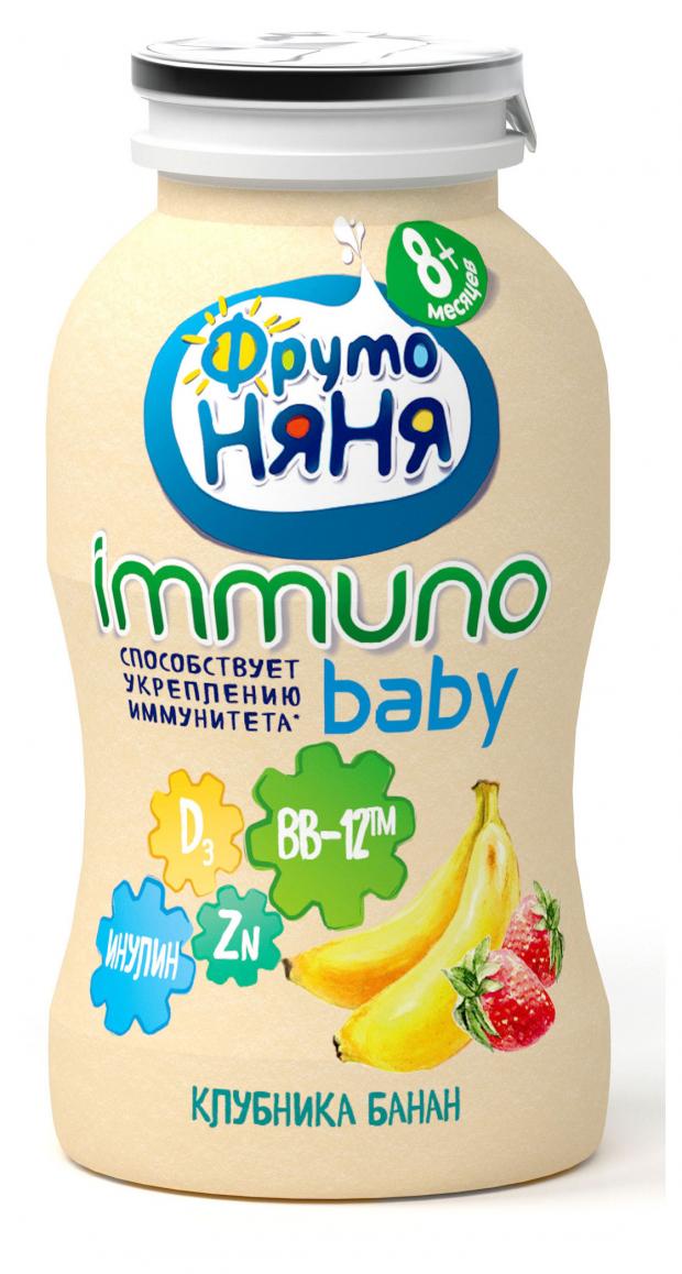 

Напиток «ФрутоНяня» Immuno Baby с клубникой и бананом 2,7%, 100 г