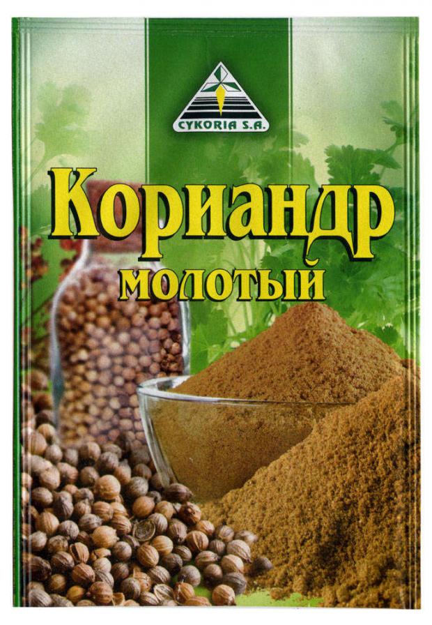 

Кориандр Cykoria S.A. молотый, 20 г