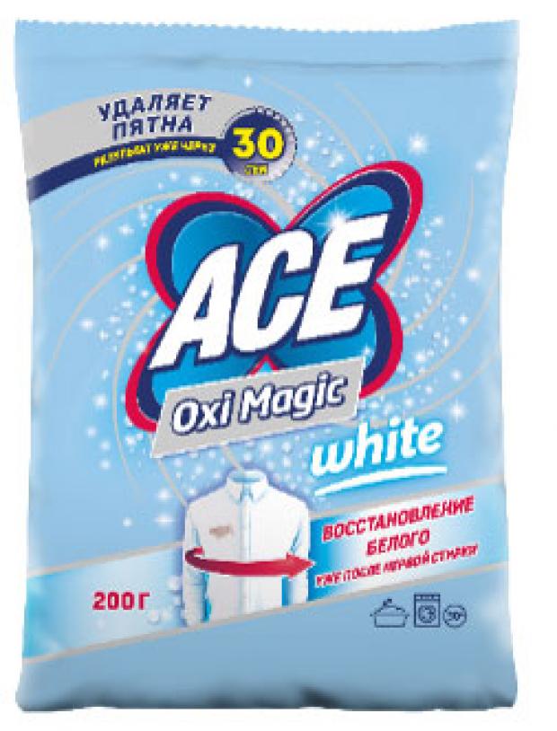 фото Пятновыводитель ace oxi magic white, 200 г