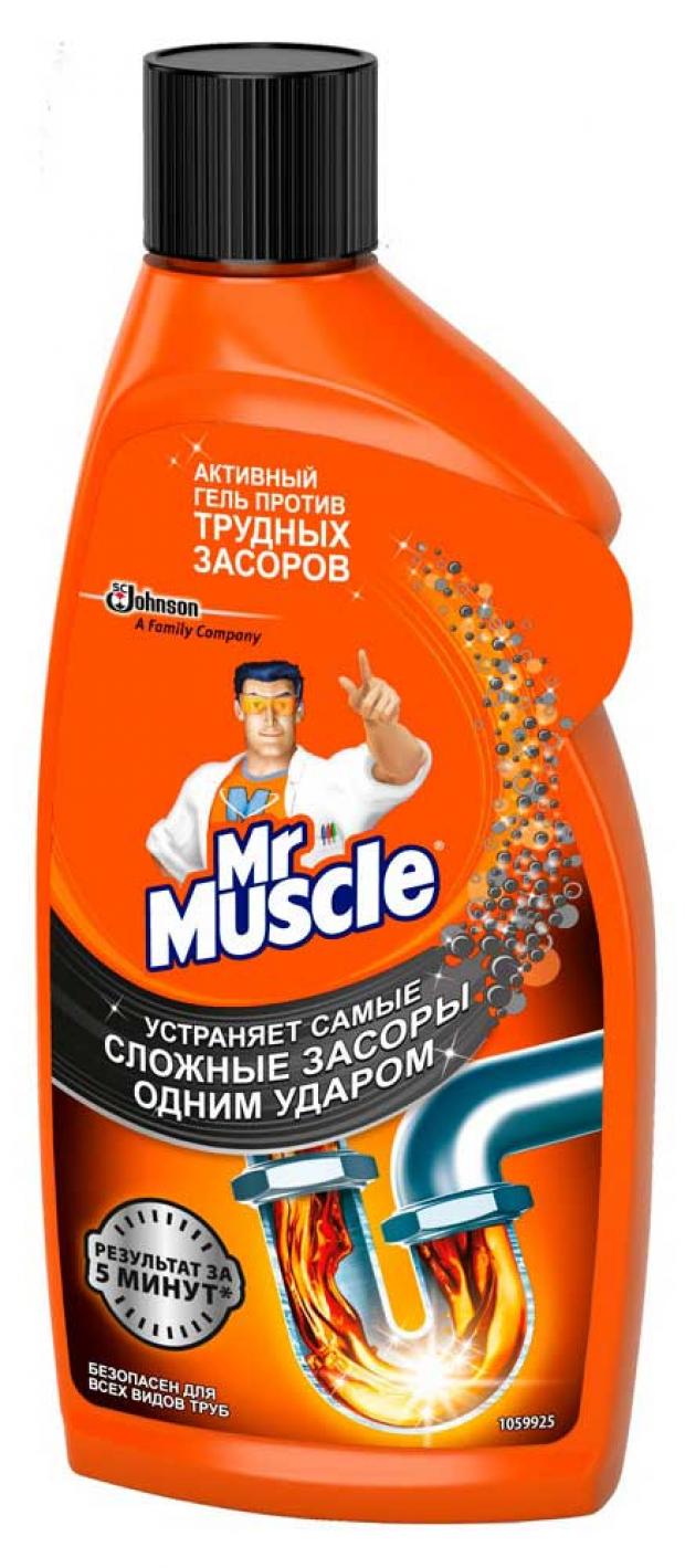 фото Гель для прочистки труб mr. muscle, 500 мл