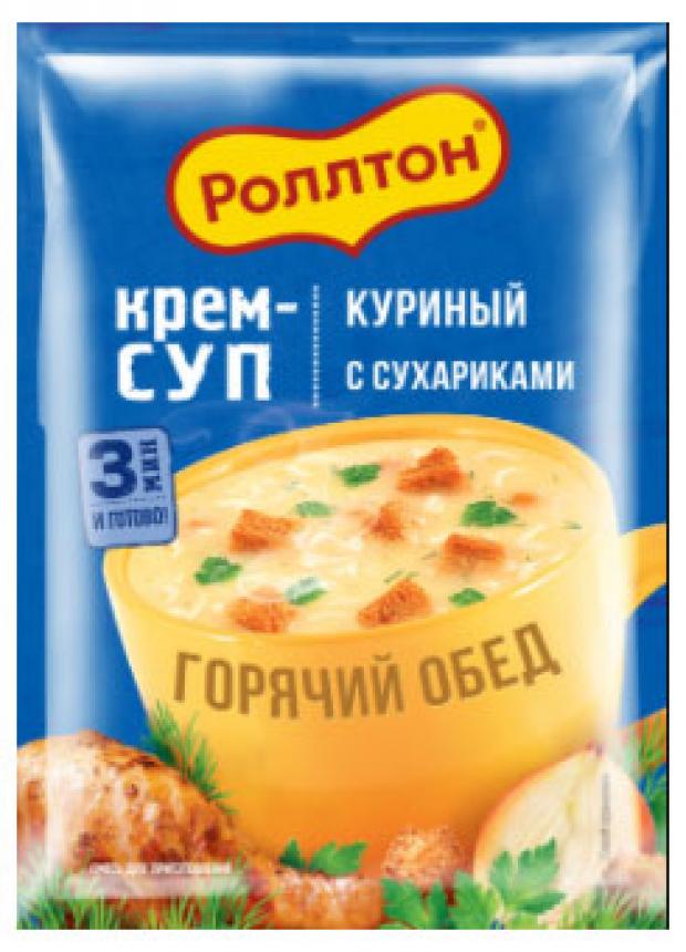 

Крем-суп «Роллтон» Куриный с сухариками, 21 г