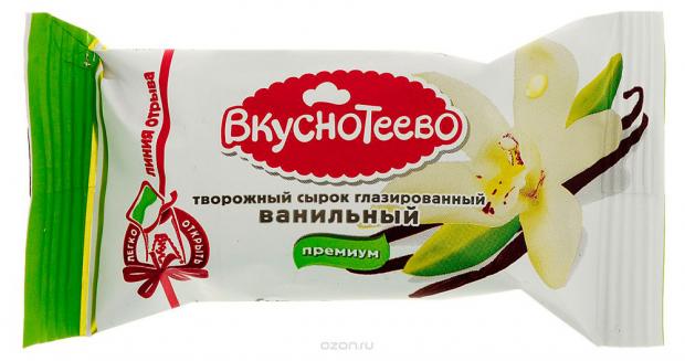 

Сырок творожный «Вкуснотеево» Премиум с ванилью 16%, 40 г