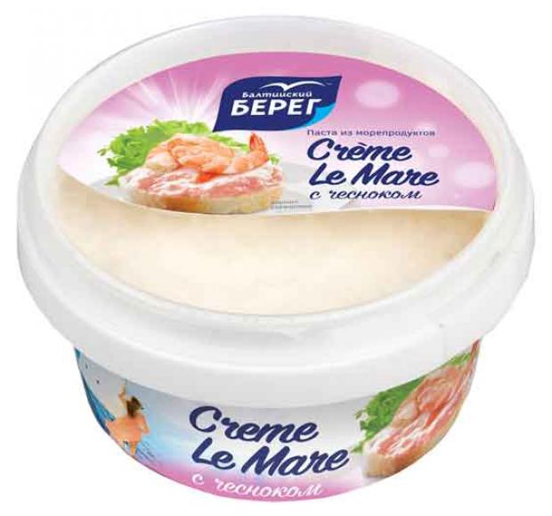 фото Паста из морепродуктов «балтийский берег» creme le mare с чесноком, 150 г