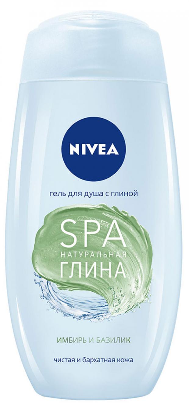 фото Гель для душа nivea имбирь и базилик с глиной, 250 мл