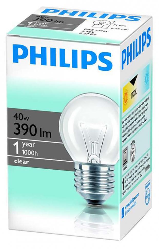 

Лампа накаливания Philips Е27 40 W