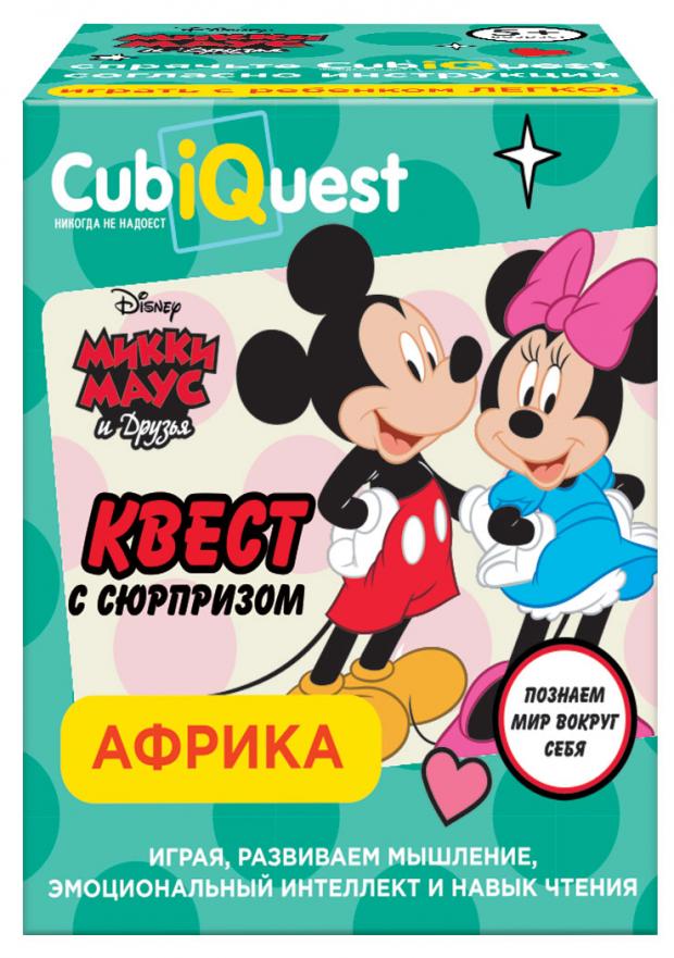 

Мармелад CUBIQUEST Квест с сюрпризом Mickey&Minnie, 50 г