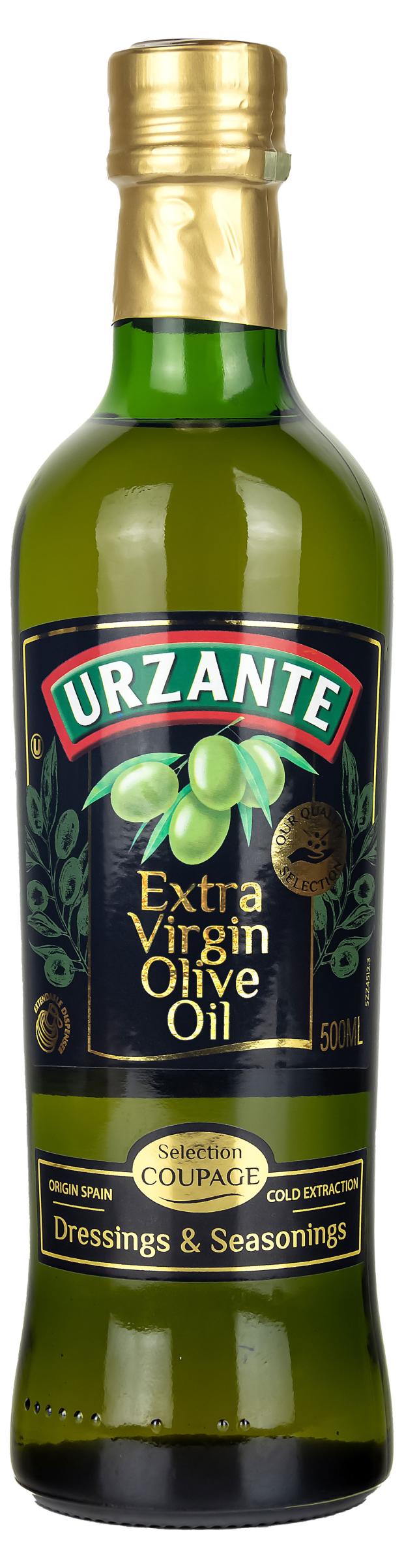 Масло оливковое Urzante Нерафинированное extra virgin, 0,5 л