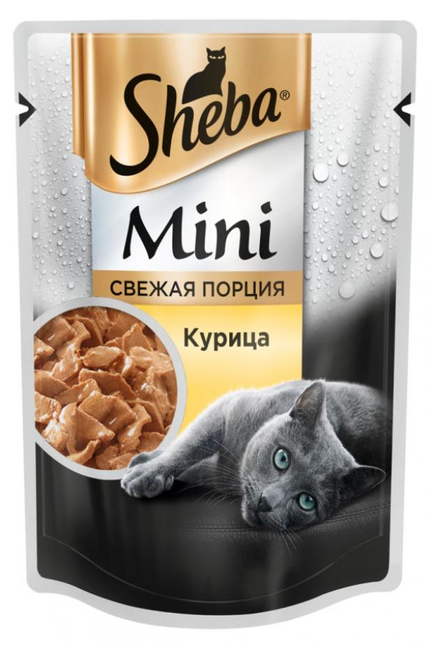 фото Влажный корм для кошек sheba mini курица, 50 г