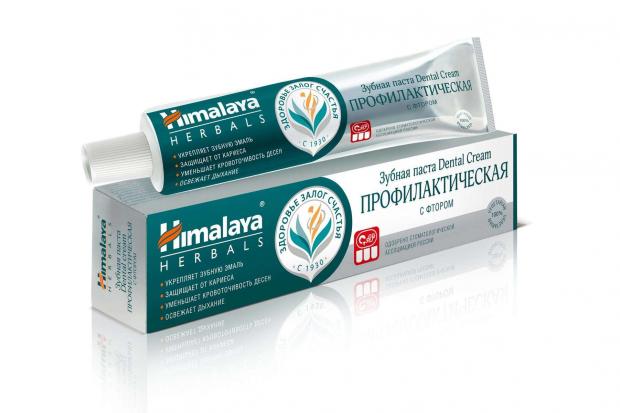 

Зубная паста Dental Cream Himalaya профилактическая с фтором, 100 г