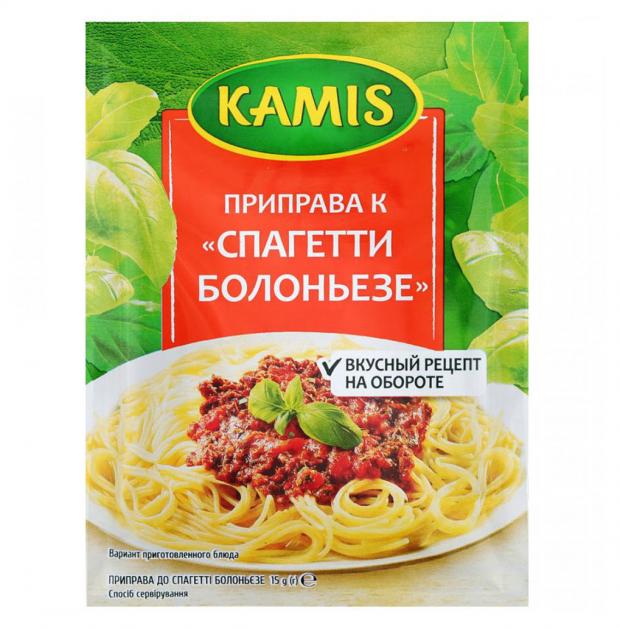 

Приправа Kamis к Спагетти Болоньезе, 15 г