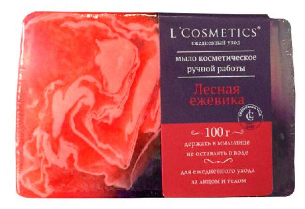 фото Мыло косметическое l'cosmetics лесная ежевика ручная работа, 100 г