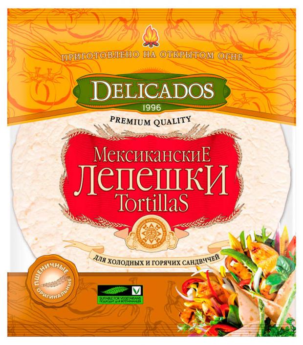 фото Лепешки пшеничные delicados tortillas мексиканские, 400 г