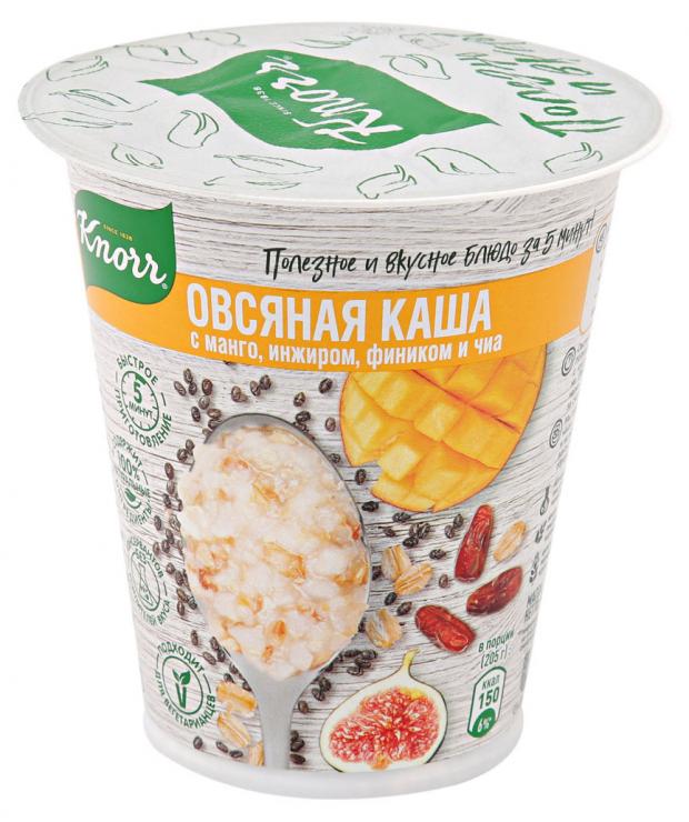 

Каша овсяная Knorr моментального приготовления с манго инжиром финиками и чиа, 45 г