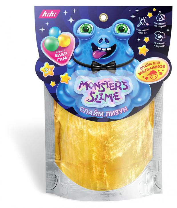 

Масса-антистресс Kiki Monster's Slime баббл гам, 130 г