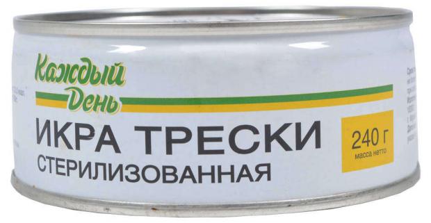 

Икра трески «Каждый День», 240 г