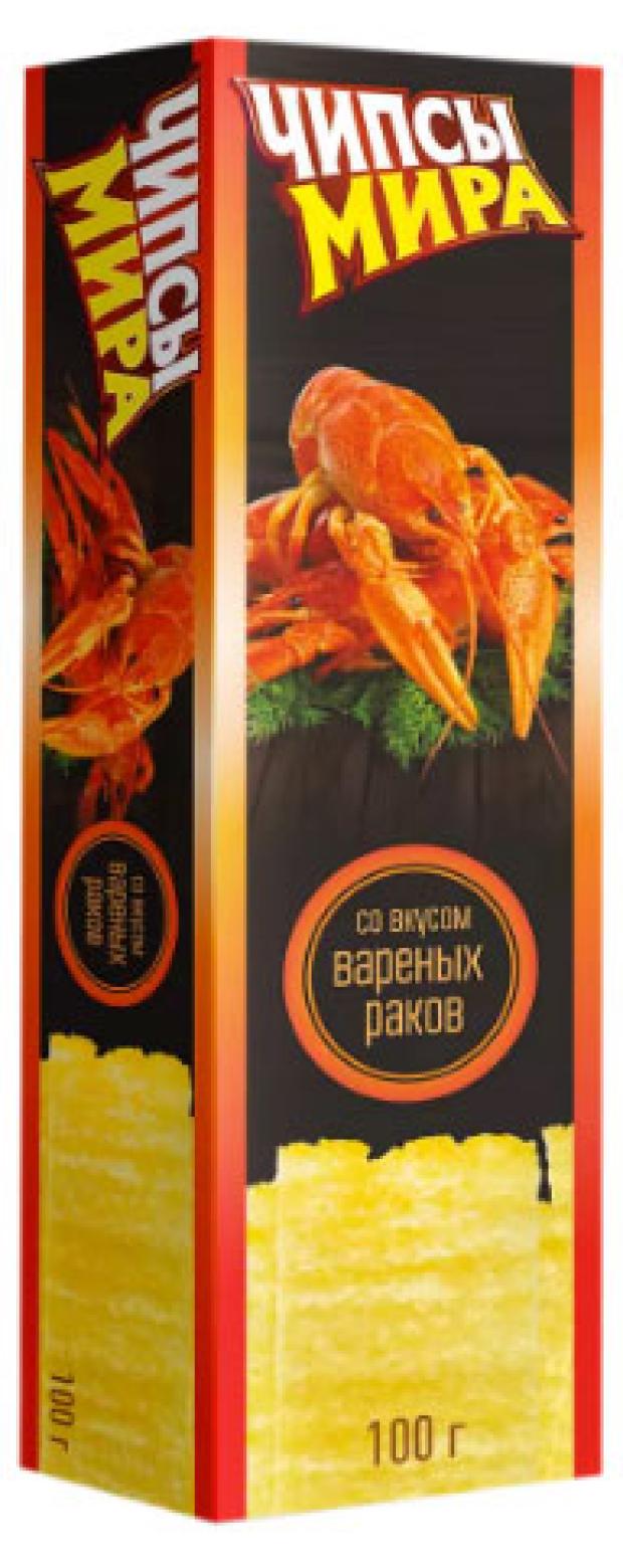 Чипсы картофельные Белорусские со вкусом вареных раков, 100 г