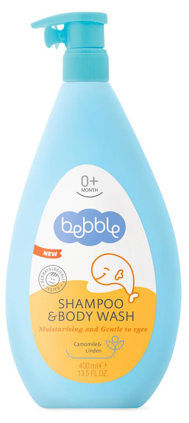 фото Гель для мытья детский bebble wash gel 0+, 400 мл