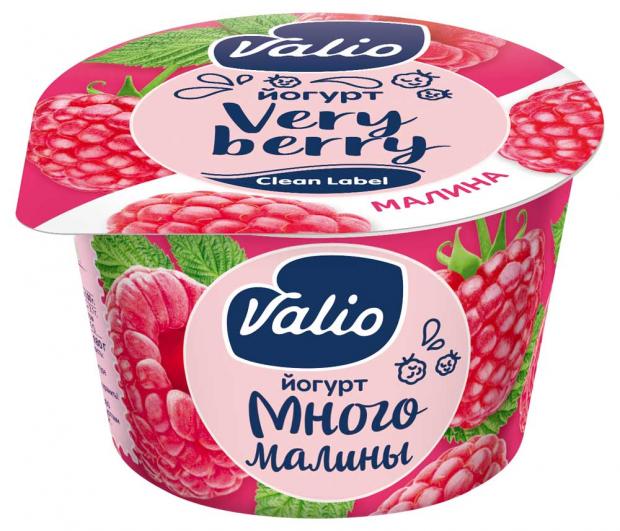 

Йогурт Valio с малиной 2.6%, 180 г