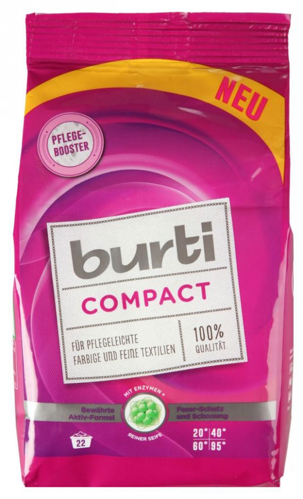 

Порошок концентрированный Burti Compact для стирки цветного и тонкого белья , 1.1 кг