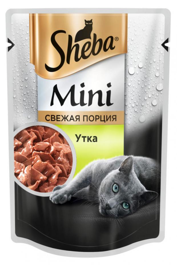 фото Влажный корм для кошек sheba мини порция с уткой, 50 г