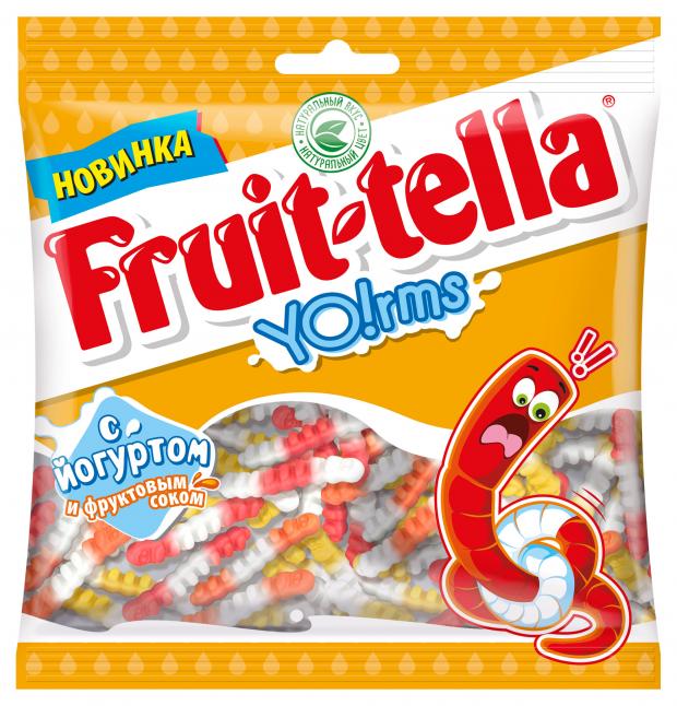 

Мармелад жевательный Fruit-tella червячки с йогуртом, 138 г