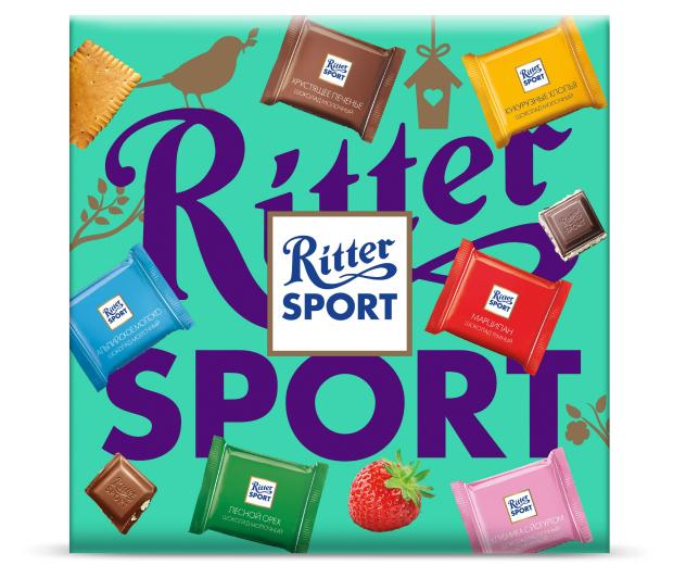 

Набор шоколада Ritter Sport Яркая весна 6 вкусов, 200 г